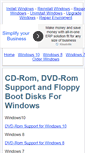 Mobile Screenshot of cdromsupport.windowsreinstall.com