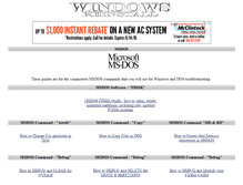 Tablet Screenshot of msdos.windowsreinstall.com