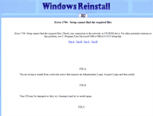 Tablet Screenshot of error1706.windowsreinstall.com