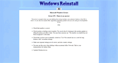 Desktop Screenshot of error678.windowsreinstall.com