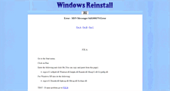 Desktop Screenshot of error0x81000370.windowsreinstall.com
