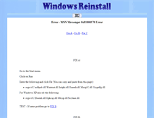 Tablet Screenshot of error0x81000370.windowsreinstall.com