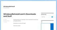 Desktop Screenshot of download.windowsreinstall.com