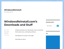 Tablet Screenshot of download.windowsreinstall.com