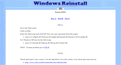Desktop Screenshot of errordns.windowsreinstall.com